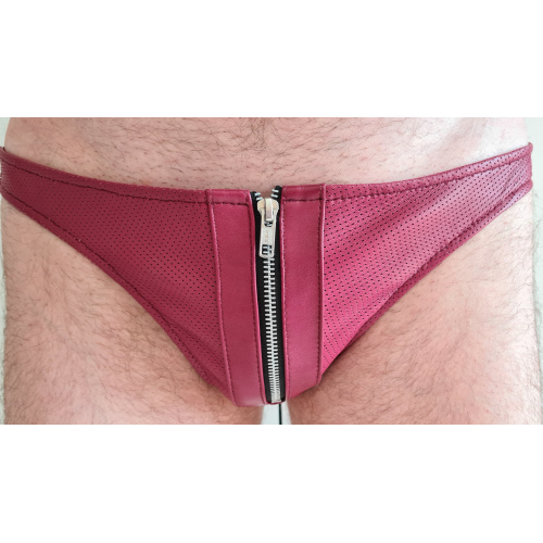 Leather men's erotic panties
